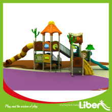 Preschool Outdoor Plastic Slide with GS certificate approved Factory Price LE-YG052